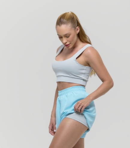 CONJUNTO DE SHORT DUPLO TACTEL SEM BOLSO