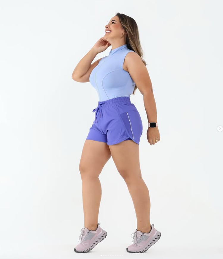 Short Duplo c/ bolso interno
