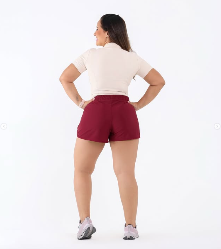 Short Duplo c/ bolso lateral