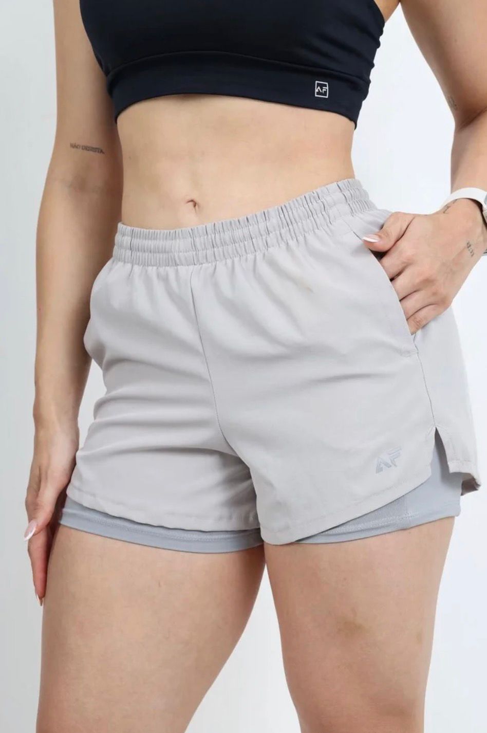 Short Duplo Tactel
