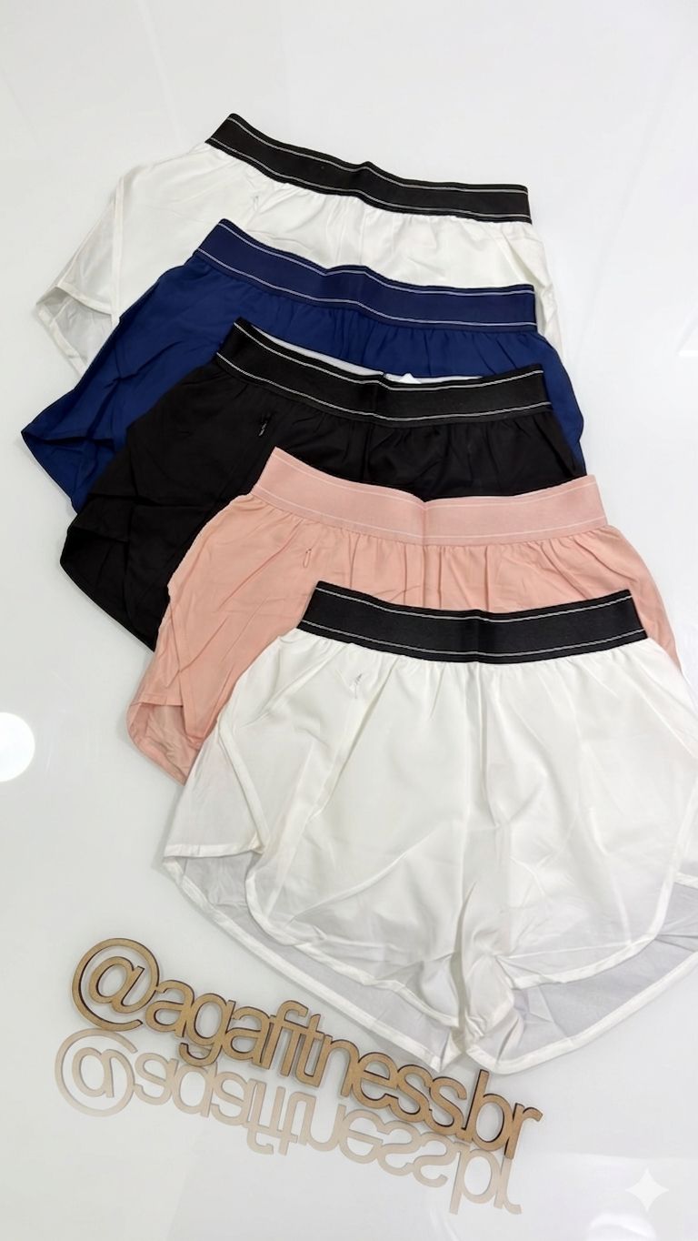 SHORT DUPLO BOLSO INVISIVEL