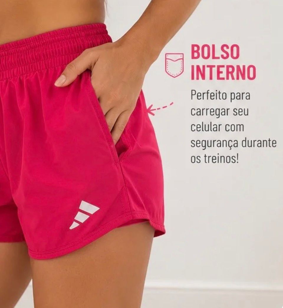 Short DUPLO adidas com bolso